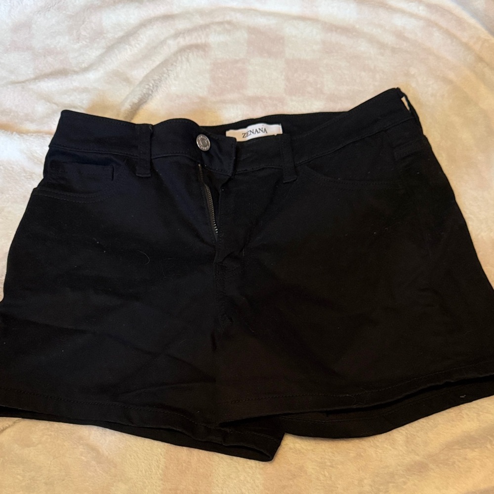 Zenana Women's Black Shorts